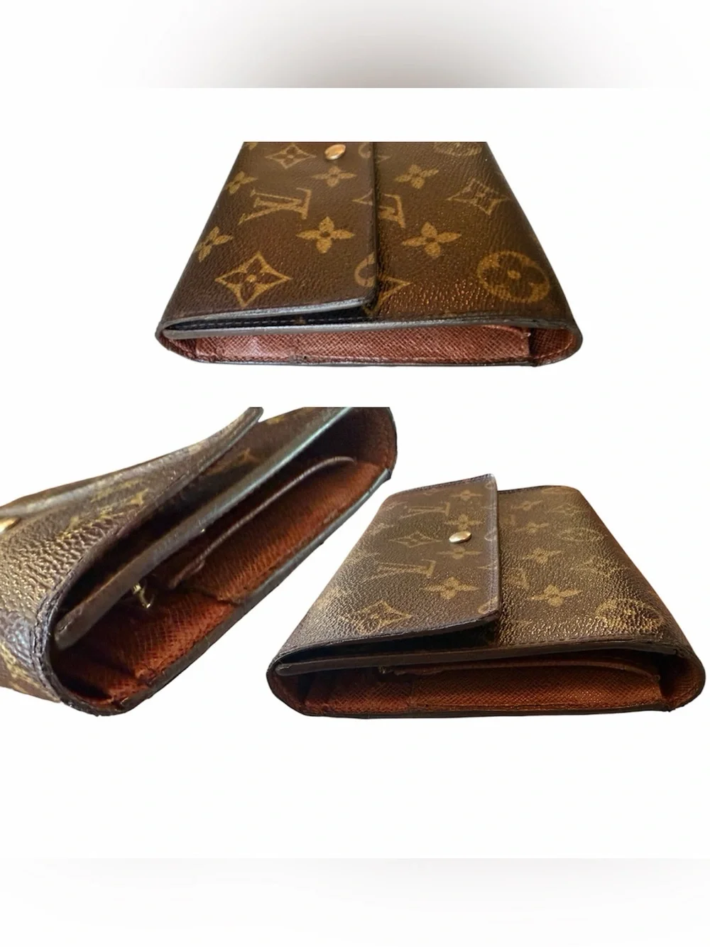 Louis Vuitton Monogram Pochette Passport Trifold Wallet Pochette Pass-Port